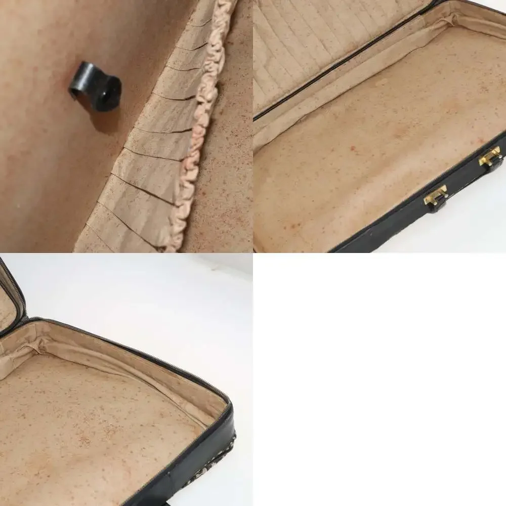 DIOR Trotter Canvas Trunk Navy Gold